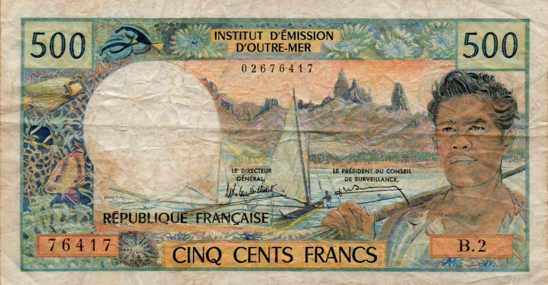 New Caledonia 500 1969 VF P-60/e